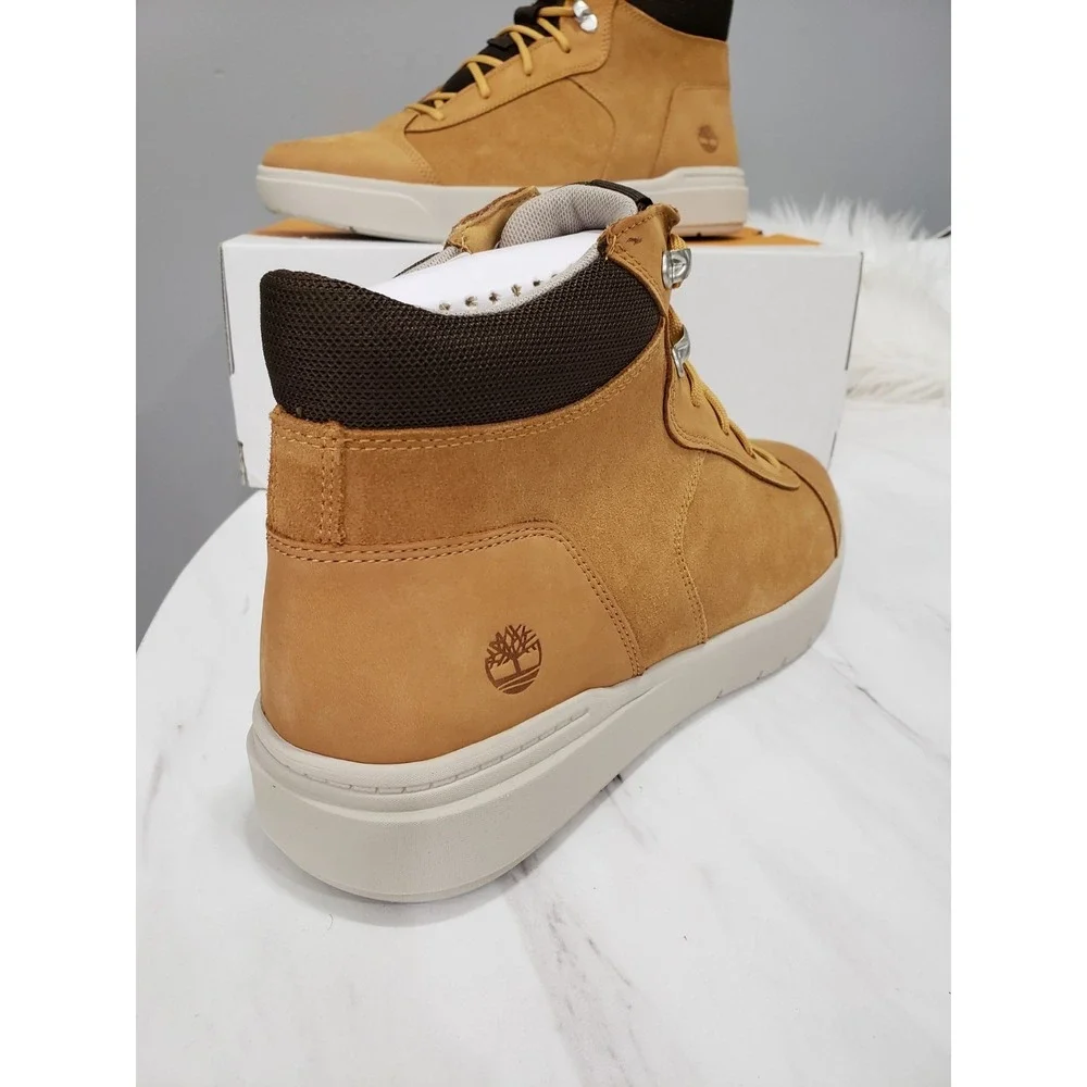 NEW SIZE 12 TIMBERLAND MEN'S SENECA BAY CHUKKA‎ SNEAKER BOOTS WHEAT NUBUCK